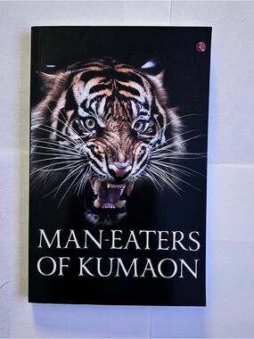 Man-Eaters of Kumaon Tiger Cover Book
